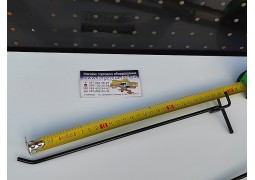 Гачок в перфорацію L-250, d5mm. крок 30мм. (чорний)